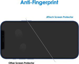 Jetech Screen Protector for Iphone 12/12 Pro 6.1-Inch, Tempered Glass Film, 2-Pack