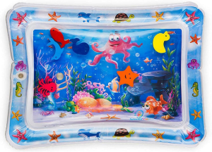 Tummy Time Water Baby Game Mat, Inflatable Baby Toys and Toddler Entertainment Activity Center, Perfect Early Development Activity Center, Can Stimulate the Growth of Babies
