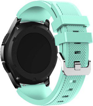 Sport Band for Samsung Galaxy Watch 3 45Mm / Samsung Gear S3 Frontier Classic Band, MH MOIHSING 22Mm Soft Silicone Metal Buckle Replacement Wristband Sport Strap for Galaxy Watch 46Mm