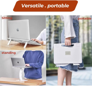 Yarra Supply Portable Everywhere Lap Desk, Foldable Lap Desk for Laptop, Ipad, Book Reading for Kids, Adults