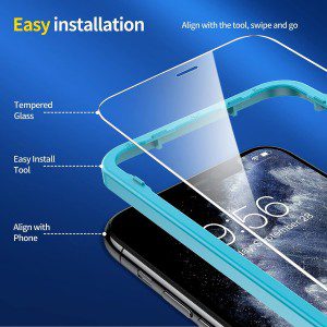 Smartdevil 3 Pack Screen Protector for Iphone 11 Pro Max/Iphone Xs Max, 9H Tempered Glass, Anti-Scratch, Easy Installation Tray, Anti-Oil, Anti-Bubble,Case-Friendly, Transparent Screen Protector Tempered Glass Film for Iphone 11 Pro Max/Iphone Xs Max[6.5 Inch]