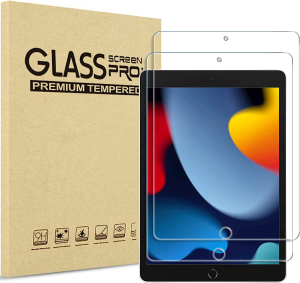 Procase Ipad 10.2 9Th Generation 2021/ 8Th 2020/ 7Th 2019) Screen Protector, Tempered Glass Screen Film Guard for 10.2″ 9Th/ Ipad 8Th(A2270/A2428/A2429/A2430)/ 7Th (A2197/A2198/A2200) -Clear