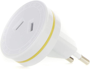 Korjo EU (Italy and Switzerland) Travel Adaptor, for AU/NZ Appliances, Use in Europe Including IT, CH