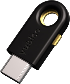 Yubico – Yubikey 5C NFC – Two Factor Authentication USB and NFC Security Key, Fits USB-C Ports and Works with Supported NFC Mobile Devices – Protect Your Online Accounts with More than a Password