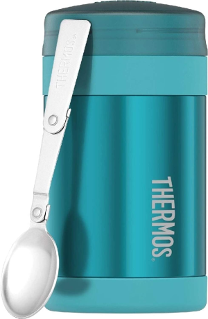 Thermos® Stainless Steel Vacuum Insulated Food Jar, 470Ml, Teal, TS3015TL4AUS