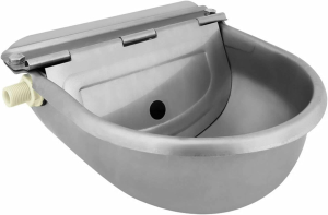 Stainless Water Trough Bowl Automatic Drinking for Dog Horse Chicken Auto Fill (Stainless Steel Pipe)