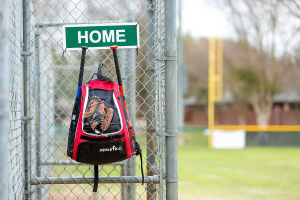 Athletico Baseball Bat Bag – Backpack for Baseball, T-Ball & Softball Equipment & Gear for Youth and Adults | Holds Bat, Helmet, Glove, Shoes |Shoe Compartment & Fence Hook