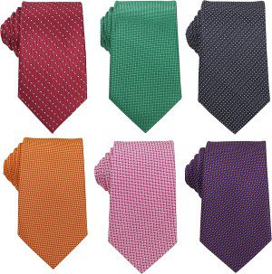 Weishang Men’S Lot Silk Tie Necktie Woven Jacquard Neck Ties