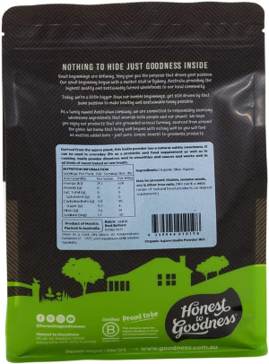 Honest to Goodness Organic Agave Inulin Powder, 1 Kg