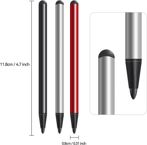 T Tersely 2In1 Phone Touch Screen Stylus Pen, [3 Pack] Dual-Functions Stylus/Styli Pen for Apple Iphone 14 13 12 11 Pro Max X Samsung S22 S21 5G plus Tablets, for Ipad Air Pro Mini Tab GPS PDA