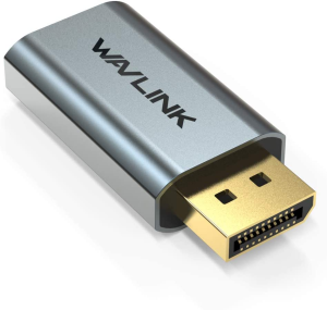 WAVLINK Active DP to HDMI Adapter, 4K@60Hz HDMI Display, Displayport to HDMI Adapter for Mac OS and Windows