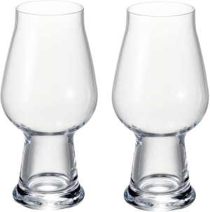 Luigi Bormioli PM985 Birrateque Pale Ale Glass 2-Pieces, 540 Ml Capacity, Clear, (Pack of 1)