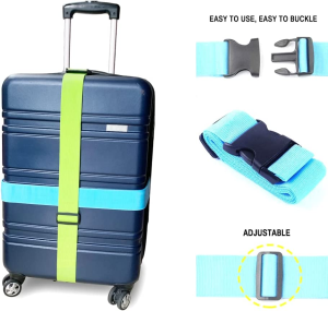 Luggage Straps Suitcase Belts Adjustable 4Pcs