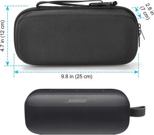 Procase Hard Case for Bose Soundlink Flex Bluetooth Speaker [CASE ONLY] Travel Carrying Case for Soundlink Flex Speaker and Accessories -Black