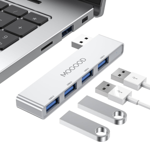 USB Hub for Laptop,Mogood USB Hub 3.0 USB Splitter Ultra-Slim Data USB Hub [Charging Not Supported] Multi USB Port Expander USB Adapter Station for Laptop,Windows Pc,Mac,Printer,Flash Drive,Mobile HDD