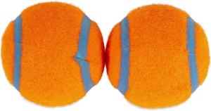 Chuckit! 74023 Tennis Ball, Medium, 2.5″, 2 Pack, Orange/Blue