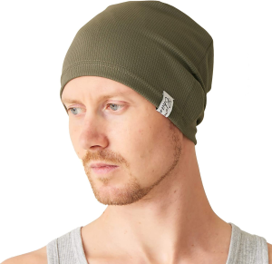 CHARM Mens Running Sports Beanie – Gym Caps Sweat Wicking Bike Hat Helmet Liner