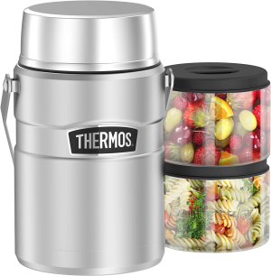 Thermos® Stainless King™ Big Boss Vacuum Insulated Food Jar, Stainless Steel, SK3030ST4AUS