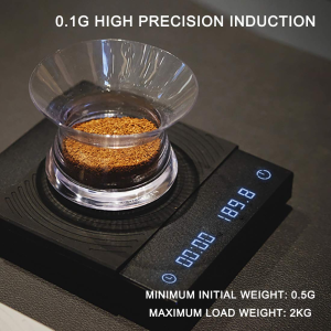 TIMEMORE Coffee Scale, Espresso Scale ,Weigh Digital Coffee Scale with Timer,2000 Grams(Black)