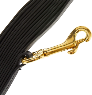 Signature K-9 Biothane Long Line, 15-Feet X 3/8-Inch, Black