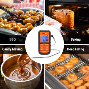 Thermopro TP06S Digital Grill Meat Thermometer with Probe for Smoker Grilling Food BBQ Thermometer