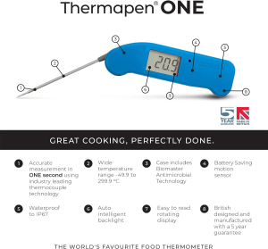 Thermapen ONE Digital Thermometer (Blue)