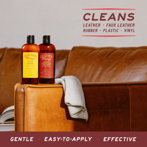 Leather Honey Leather Cleaner the Best Leather Cleaner for Vinyl and Leather Apparel, Furniture, Auto Interior, Shoes and Accessories. Does Not Require Dilution. Ready to Use, 8 Ounce Bottle!