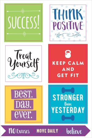 Essentials Health & Fitness Planner Stickers (Set of 325 Stickers)