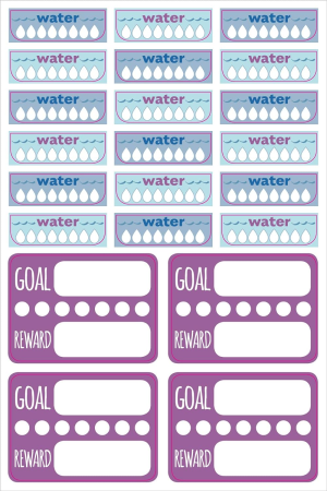 Essentials Health & Fitness Planner Stickers (Set of 325 Stickers)