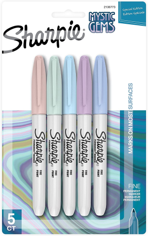 Sharpie Mystic Gems Fine Point Permanent Marker 5/Pkg-2136773