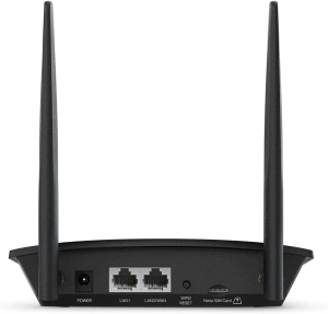 Tp-Link 4G LTE Cat4 Router W/ B5 Supported – Wireless N300, 4G/3G Network SIM Slot Unlocked, No Configuration Required (TL-MR100) | AU Version |