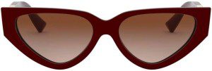 Valentino VA 4063 BURGUNDY/BROWN PINK SHADED 54/16/140 Women Sunglasses