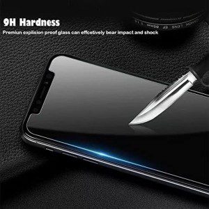 DIEBI Iphone 12 Pro/Iphone 12 6.1 Inch Screen Protector, 2-Pack Temper Glass Screen Protector for Iphone 12 Pro/Iphone 12 6.1 Inch, 9H Hardness Crystal Clear Scratch Resistant Easy Installation