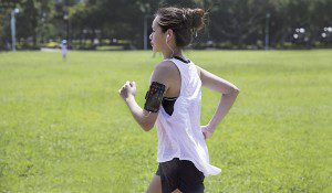 【Bone】Running Armband Phone Holder, Lightweight Sports Cell Phone Arm Band for Iphone 15 14 13 12 11 Pro Max SE XS XR X 8 7 6 plus Samsung Galaxy S10 S9 S8, Run Tie Series (20-25Cm / 7.9-9.8In, Black)