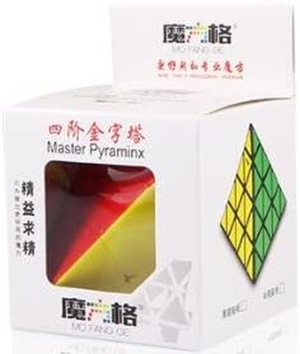 Cuberspeed Qiyi 4X4 Pyramid Stickerless Magic Cube Qiyi Master Pyraminx Speed Cube