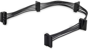 Startech.Com 4X SATA Power Splitter Adapter Cable (Pyo4Sata),Black