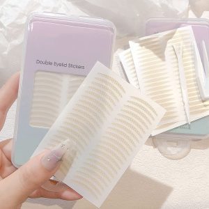 Yatinkim Eyelid Tape 1200 PCS Invisible Eye Tapes Breathable Double Eyelid Stickers Self-Adhesive Waterproof for Hooded Droopy Uneven Mono-eyelids