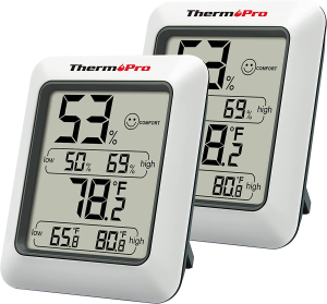 ThermoPro TP50 Digital Hygrometer Indoor Thermometer Humidity Monitor with Temperature Humidity Gauge