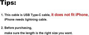 [2-Pack] USB to USB C Cable Short, Cablecreation USB a to USB C 6 Inch USB C Cable Fast Charging Cable, 3A Type C Cable 480Mbps Data USB-C for Power Bank Stylus Pen S21 S20 Pixel Hero 0.15M Black