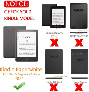 【2 Pack】T Tersely Anti-Glare (Matte) Screen Protector for All-New Kindle Paperwhite 11Th Generation 2021 or Kindle Paperwhite Signature Edition 6.8 Inch, Premium PET Protective Film, Full-Coverage