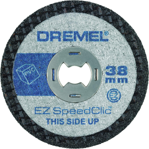 Dremel SC476 Speedclic Cutting Wheels Multi Pack, Rotary Tool Accessory Kit of 5 Cutting Discs, 38 Mm, 14 Mm Cutting Depth for Cutting Plastic, PVC, Plexiglass