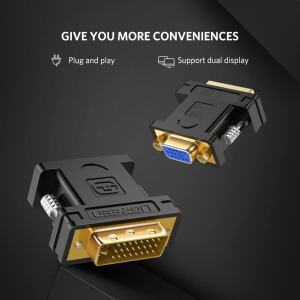 Ugreen 20118 DVI-I 24+5 Male to HDMI Female Adapter Cable