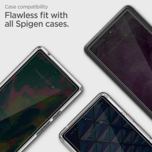 SPIGEN Alignmaster Glas.Tr Slim Screen Protector Designed for Google Pixel 7 (2022) Auto Align Technology Tempered Glass [2-Pack] – Clear