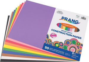 Prang (Formerly Sunworks) Construction Paper, 10 Assorted Colors, 12″ X 18″, 50 Sheets