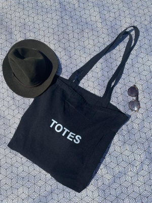 TOTES Pure Cotton Black Tote Bag| (50X43Cm) Eco-Friendly Foldable Shoulder Shopping Bags | Washable Reusable Cloth & Unisex Grocery Bags with (50Cm) Handles