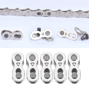 Bike Chain Connector, 5 Pairs Easy to Use Bike Chain Joint for Mountain Bike Road Bike(No Standard-8 Speed (6 7 8 Common))