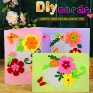 Card Making Kits DIY Handmade Greeting Card Kits for Kids, Christmas Card Folded Cards and Matching Envelopes Thank You Card Art Crafts Crafty Set Gifts for Girls Boys