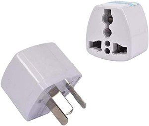 LZLRUN 2Pcs Universal Power Adapter Travel Adaptor 3 Pin AU Converter US/UK/EU to AU Plug Charger for Australia New Zealand