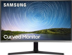 Samsung LC32R500FHEXXY 32 Inch Curved Monitor, Dark Blue Gray