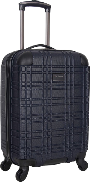 Ben Sherman Nottingham, Navy, 20-Inch Carry On, Nottingham Lightweight Hardside 4-Wheel Spinner Travel Luggage